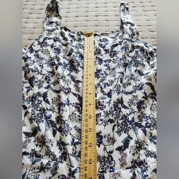 Jumpsuit Amerie Floral Sleeveless Scoop Neck Crepe Wide Leg NWT - Picture 7 of 16